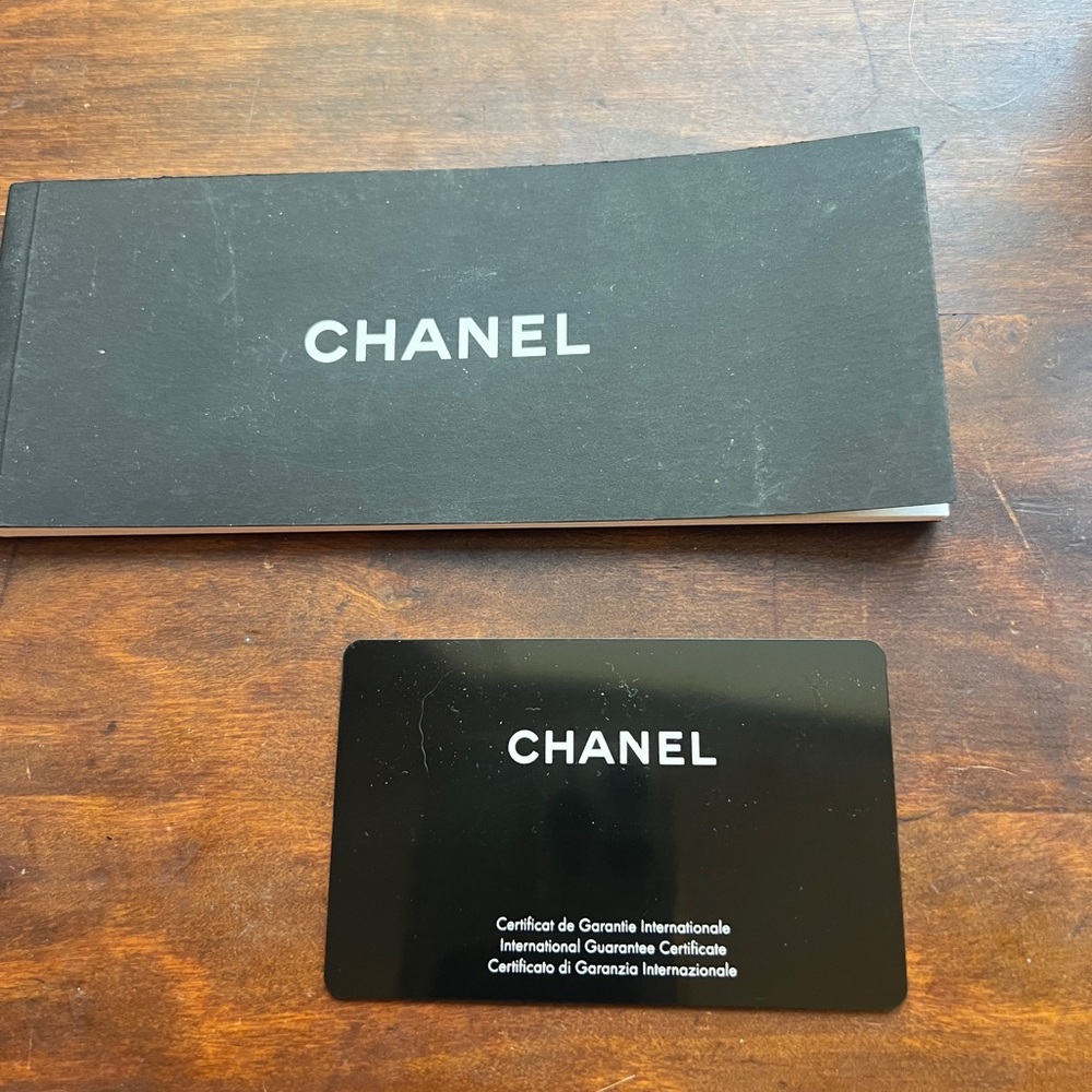 Chanel International Certificate Guarantee Blank Card & Book